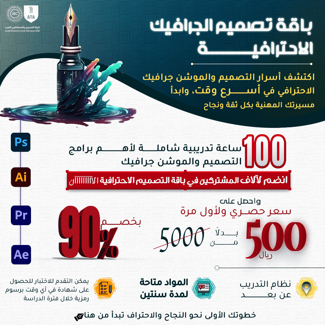 باقة تصميم الجرافيك الاحترافية